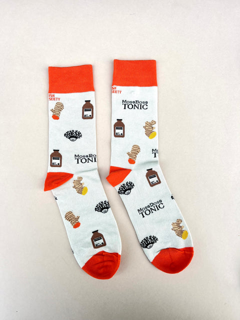 Óir Tonics x Irish Sock Society Cream