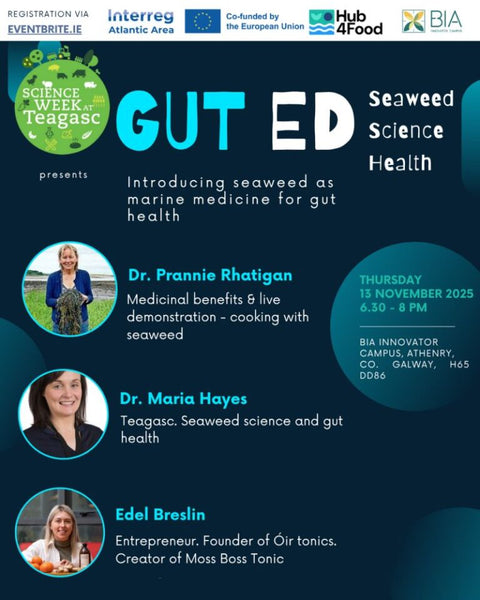 Edel at GutED: Exploring the Power of Seaweed, Science &amp; Gut Health November 13th