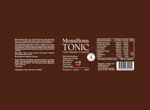 Moss Boss Tonic Tart Cherry & Ginger