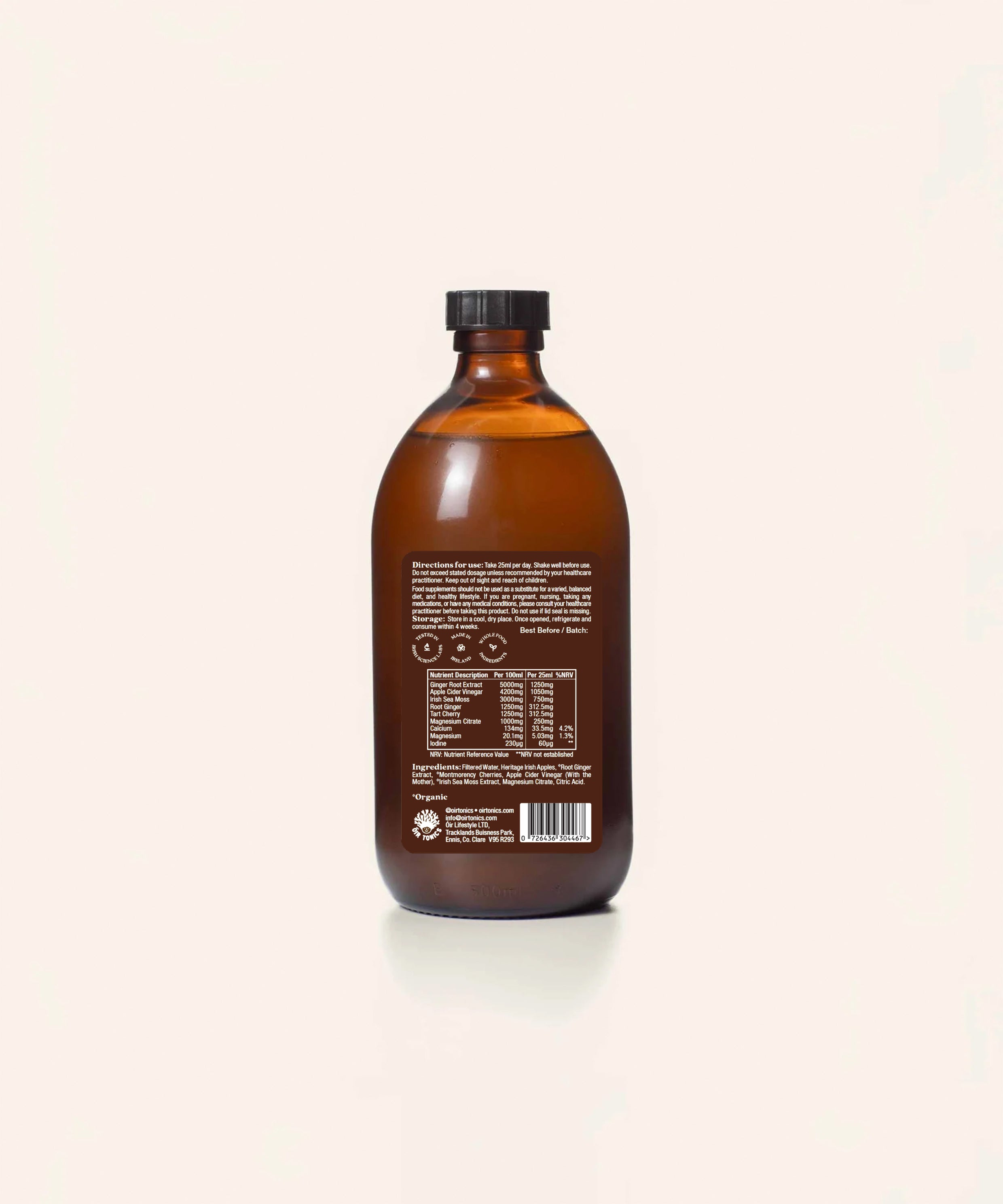 Moss Boss Tonic Tart Cherry & Ginger – ÓirTonics