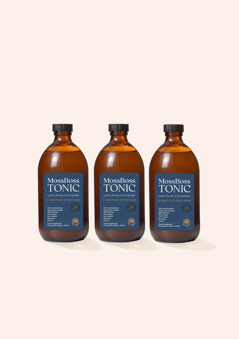 Moss Boss Tonic Lion's Mane & Blueberry 60 Day Bundle