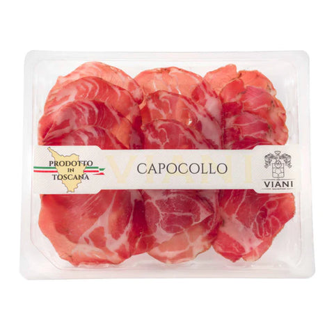 Dry cured Coppa capocollo